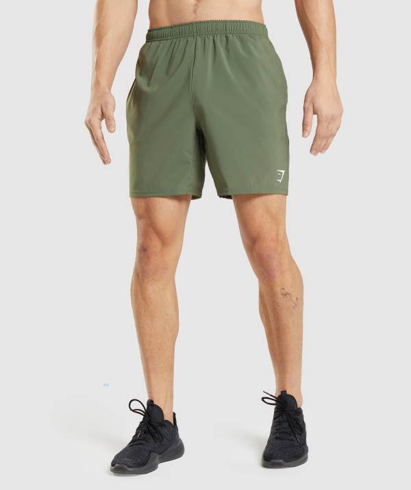Panske Šortky Gymshark Arrival Olivovo Zelená | DY1062584